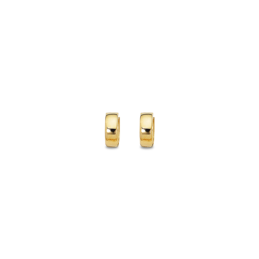 Gold Thick Mini Huggie Earrings