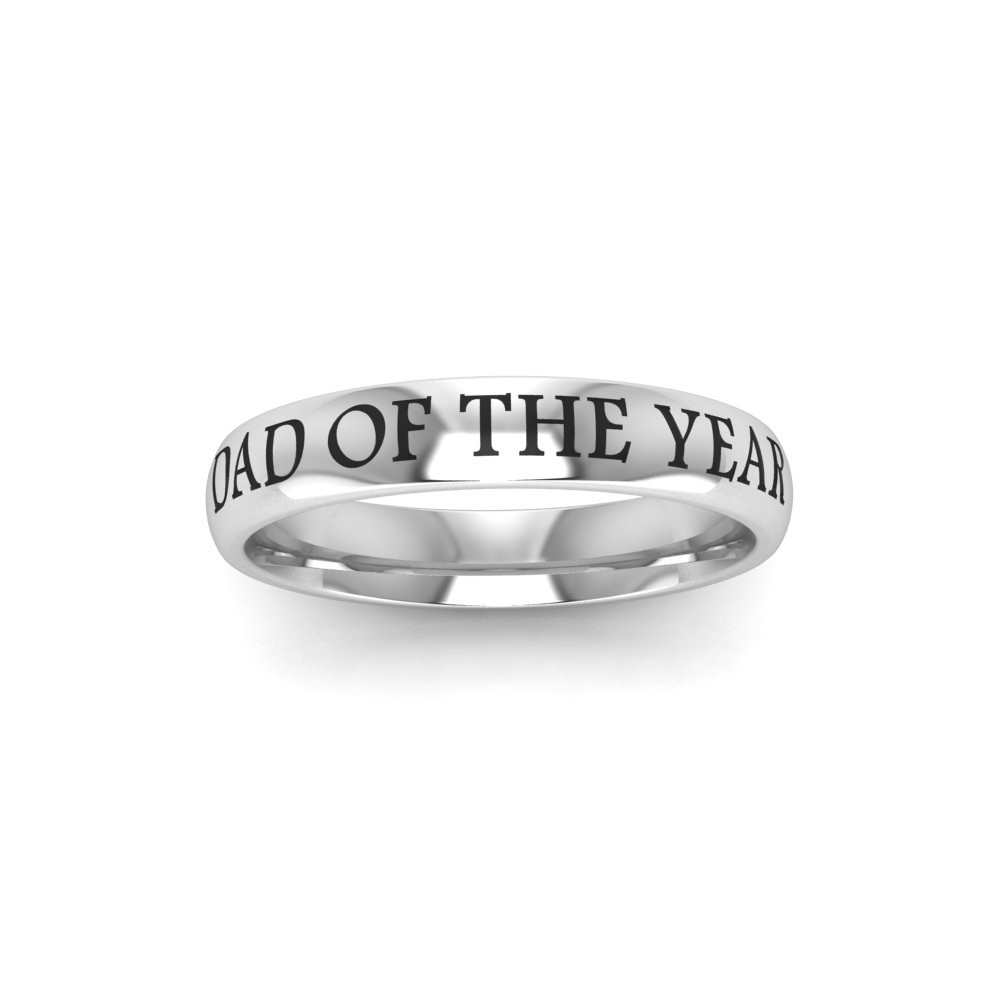 Dad of the Year Men's Ring