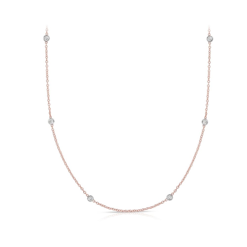 0.25 Ctw Diamonds By The Yard Necklace
