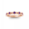 Alternating Multi Birthstone Ring