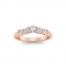 Diamond Luxe Prong Set Curved Band