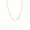 Yellow Gold Adjustable Cable Chain