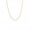 Yellow Gold Adjustable Cable Chain