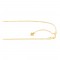 Yellow Gold Adjustable Paperclip Chain