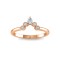 Pear Diamond Nesting Ring