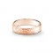 Hammered Flat Wedding Ring