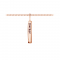 Small Personalized Vertical Bar Charm