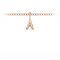 Mini Block Letter Charm A
