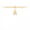 Mini Block Letter Charm A