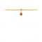 Birthstone Bezel Charm - January (Garnet)