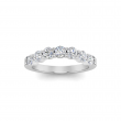 .80 Ctw Round Lab Diamond Statement Curved Band