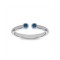 Two Birthstone Open Ring