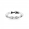 Paw Print Pet Name Ring