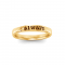 Heart Print Name Ring
