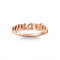 Zodiac Script Ring - Aquarius