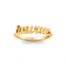 Zodiac Script Ring - Taurus