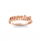 Zodiac Script Ring - Gemini
