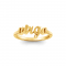 Zodiac Script Ring - Virgo