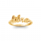 Zodiac Script Ring - Libra