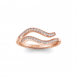 Pavé Zodiac Open Ring - Aquarius