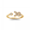 Pavé Zodiac Open Ring - Taurus