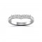 Diamond Luxe Prong Set Curved Band