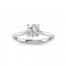 1 Ct Round CZ Solitaire Ring