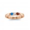 3 Stone Birthstone Ring