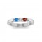 3 Stone Birthstone Ring