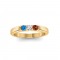 3 Stone Birthstone Ring