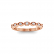 .15 Ctw Lab Diamond Infinity Milgrain Stackable Band