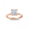 1.5 Ct Cushion Lab Diamond & .10 Ctw Diamond Hidden Halo Engagement Ring
