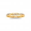 .11 Ctw Diamond Twisted Vine Wedding Ring