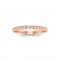 .18 Ctw Colorless Lab Diamond Whisper Pavé Wedding Ring