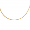 4mm Gold Classic Omega Necklace