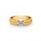 Lab Diamond Tension Set Wedding Ring