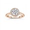 .60 Ct Round Lab Diamond & .10 Ctw Diamond Halo Engagement Ring