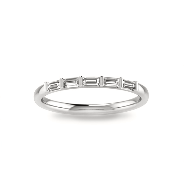 Baguette Lab Diamond Stackable Band