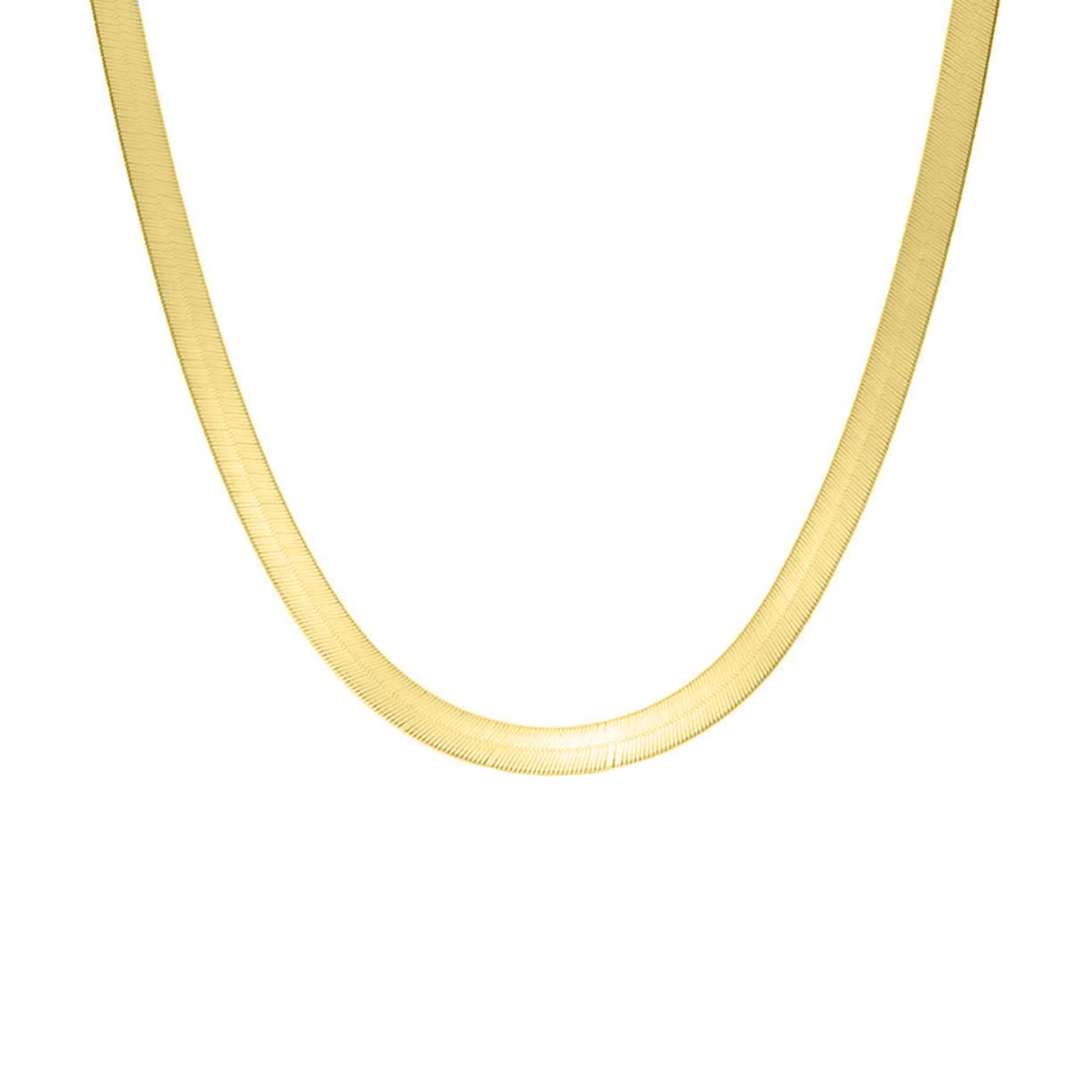 5mm Gold Herringbone Chain